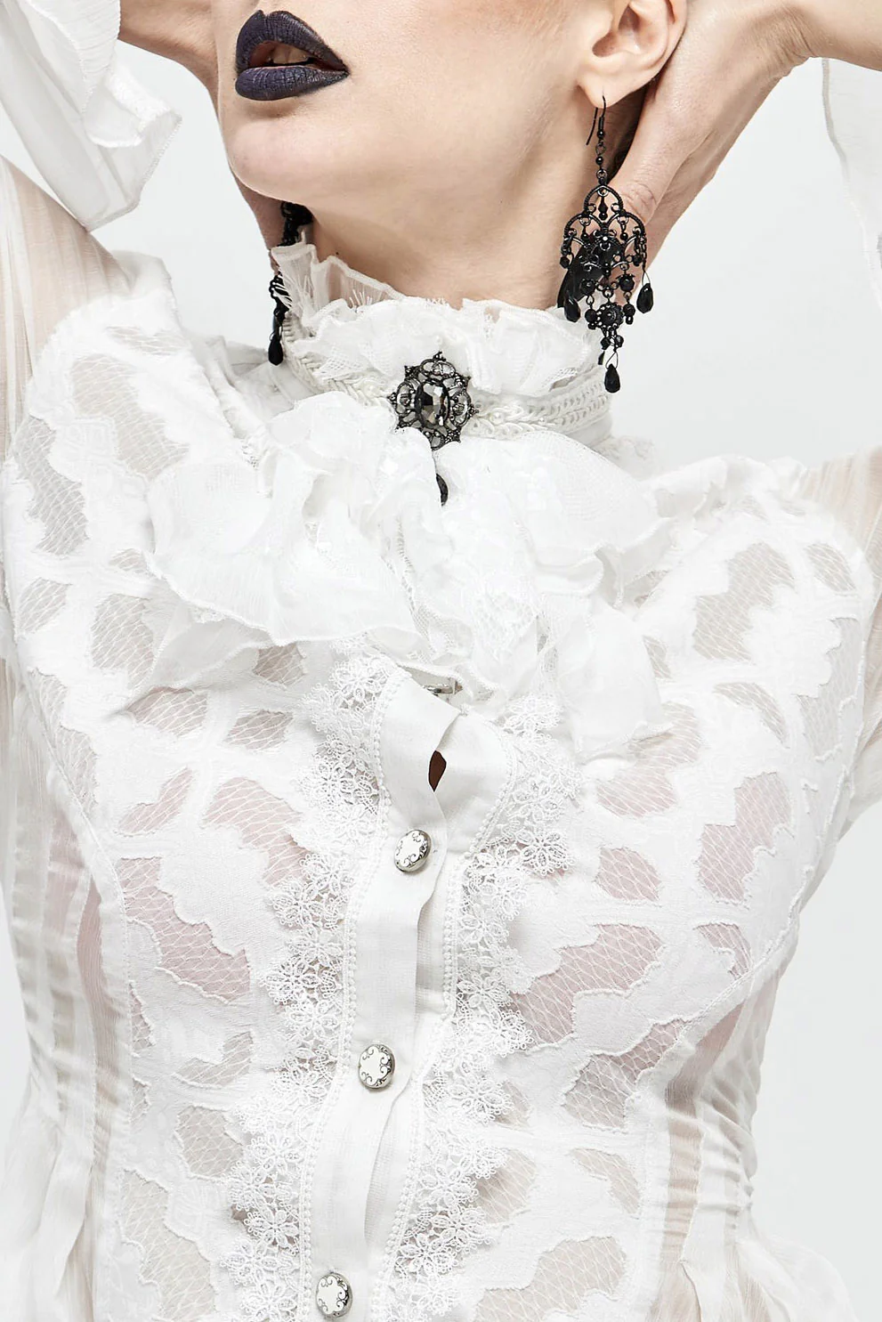 Ghostlace Victorian Necktie - Image 5