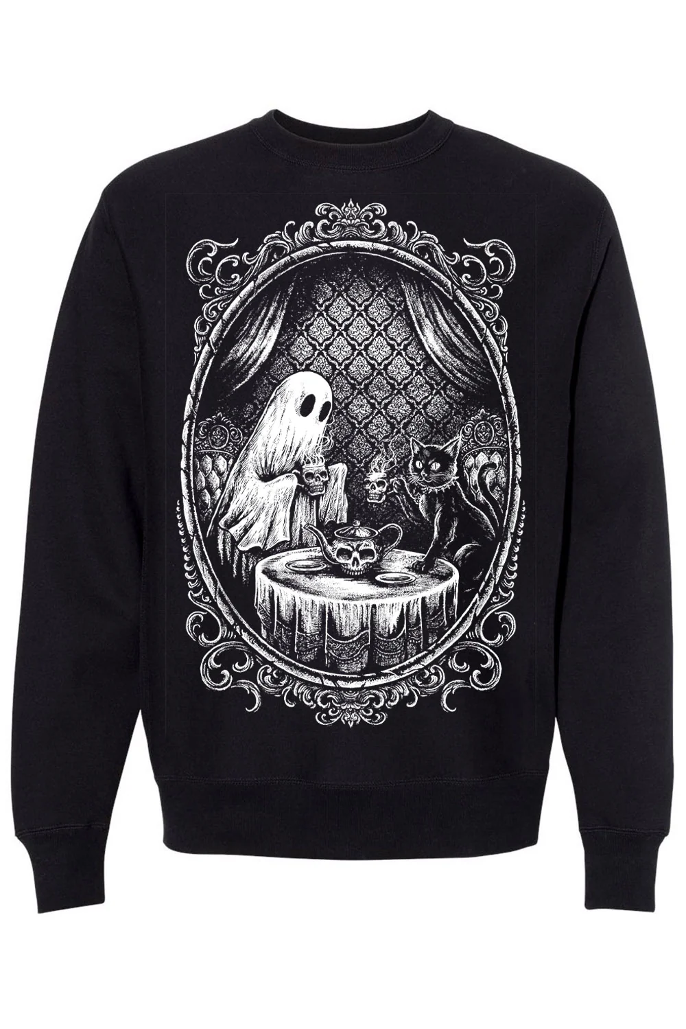 Ghostly Tea Time Sweatshirt - Image 4