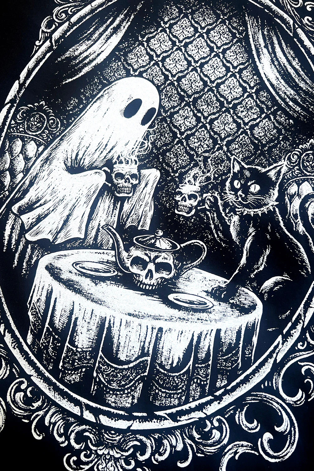 Ghostly Tea Time T-shirt - Image 8