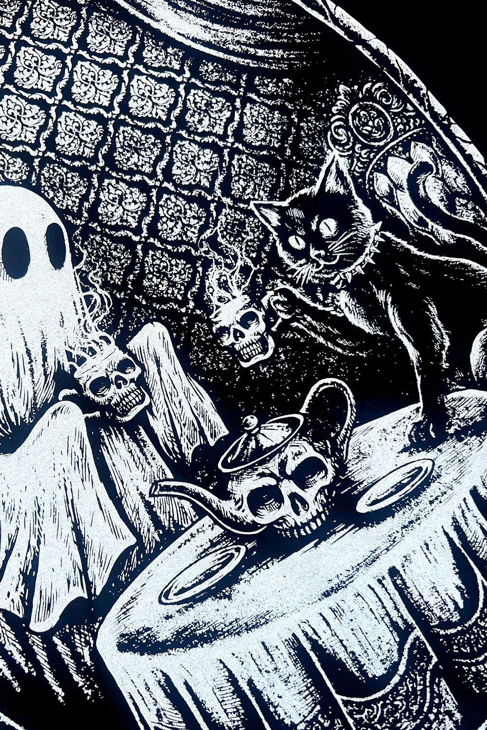 Ghostly Tea Time T-shirt - Image 9