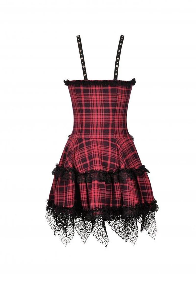 Girl in the Band Plaid Punk Dress - Image 7