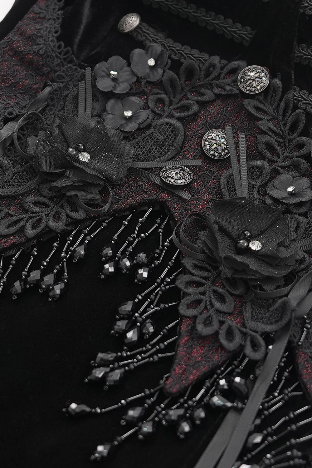 Glooming Embroidered Gothic Gown - Image 2