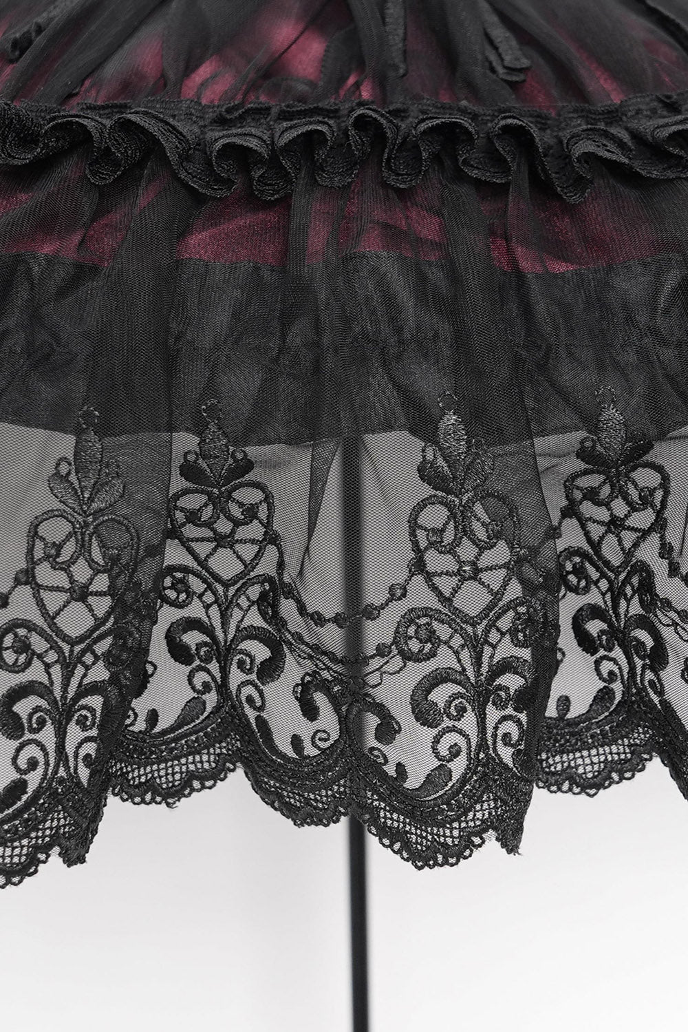 Gloomy Gardens Gothic Lace Parasol - Image 7