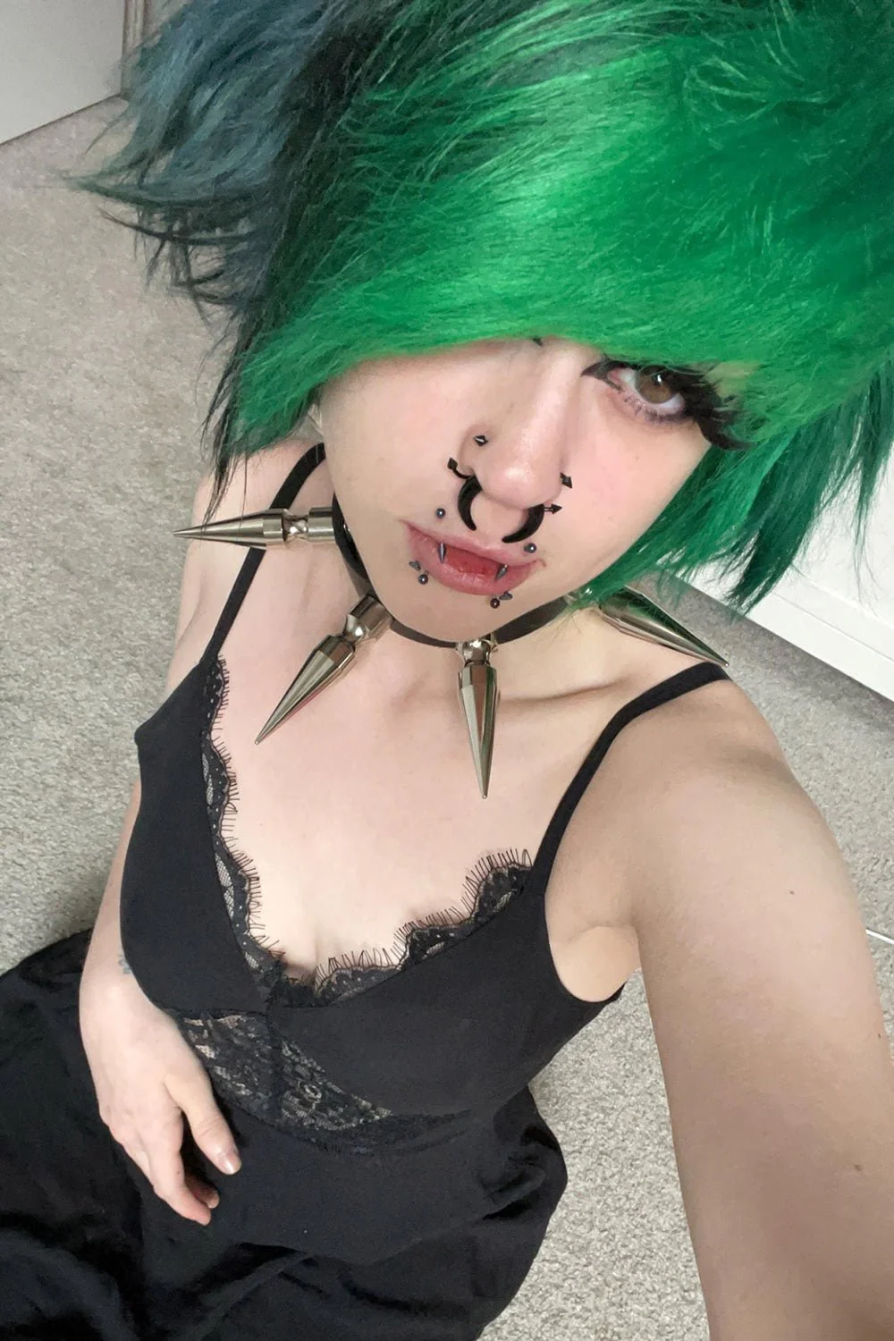 GO AWAY Giant Spiked Choker - Image 2