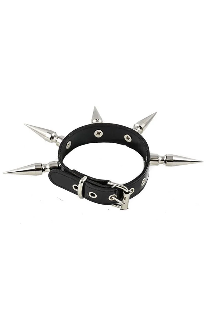 GO AWAY Giant Spiked Choker - Image 3