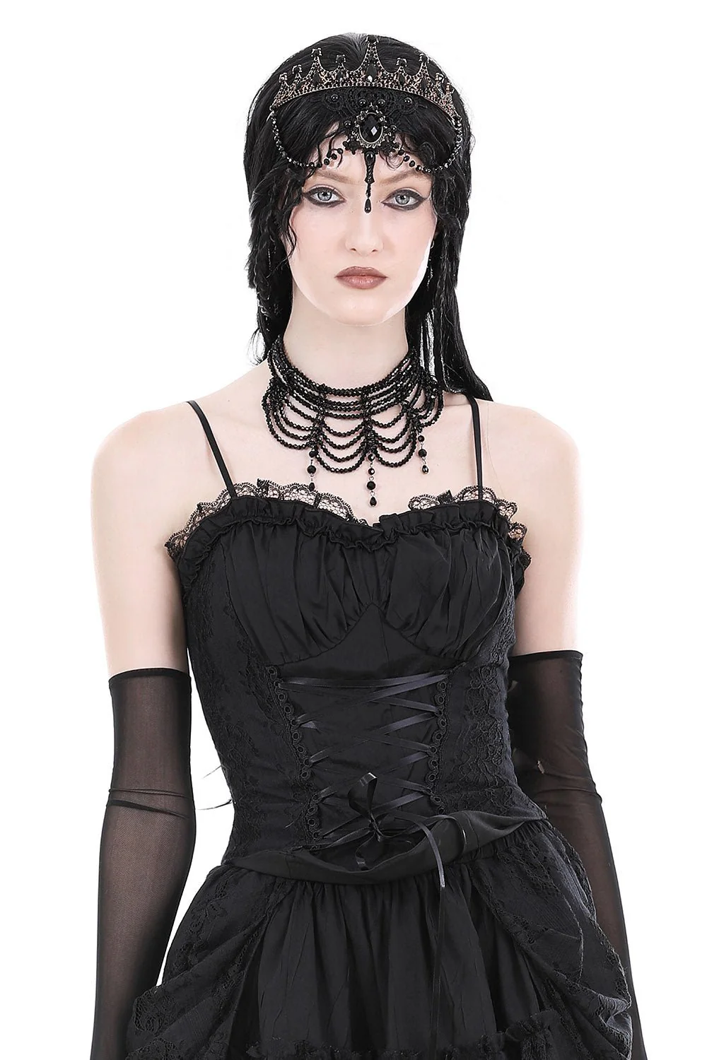 Golden Witch Gothic Crown - Image 2