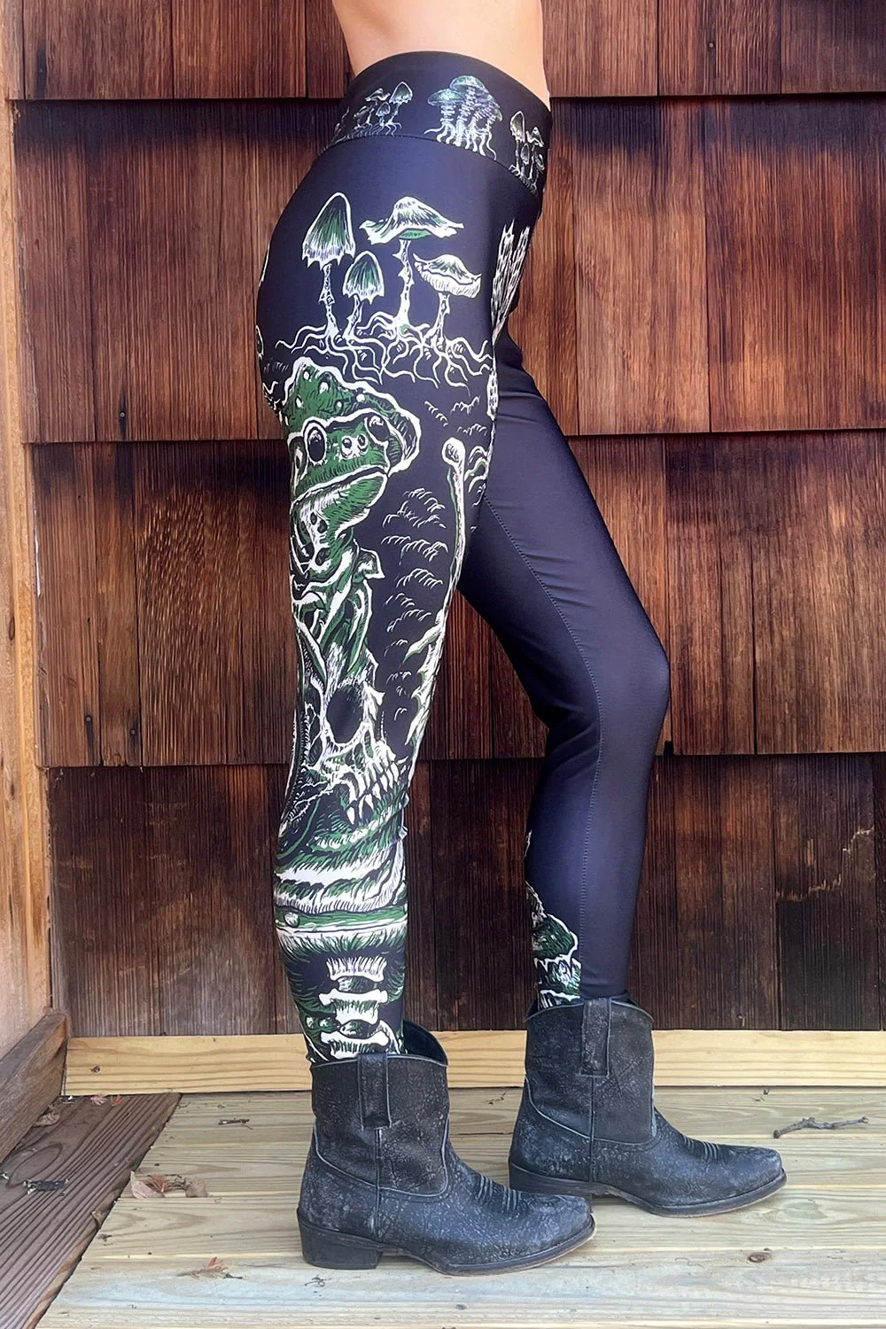 Goth Goblincore Leggings - Image 5