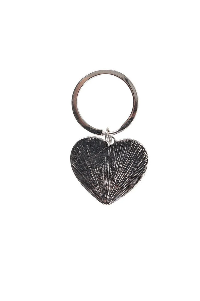 Goth Mum Black Heart Key Ring - Image 3