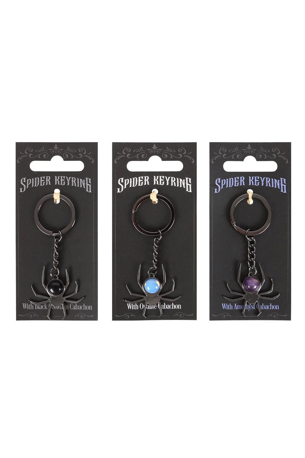 Gothic Crystal Spider Keyring [Mystery Item] - Image 3
