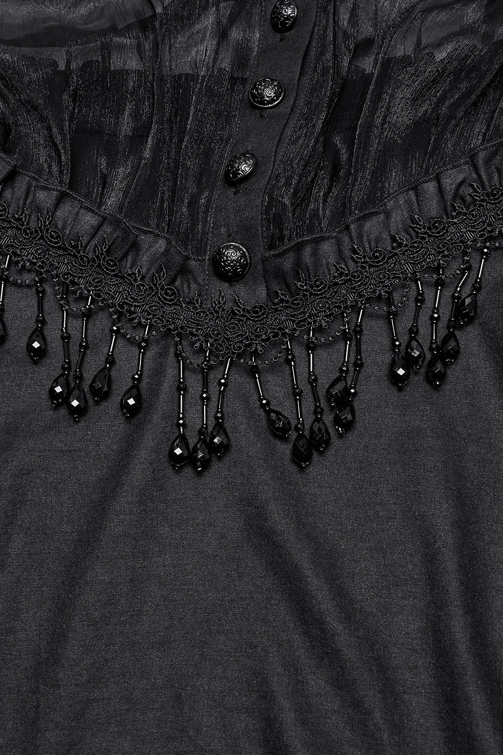 Gothic Librarian Ruffled Shirt - Image 8