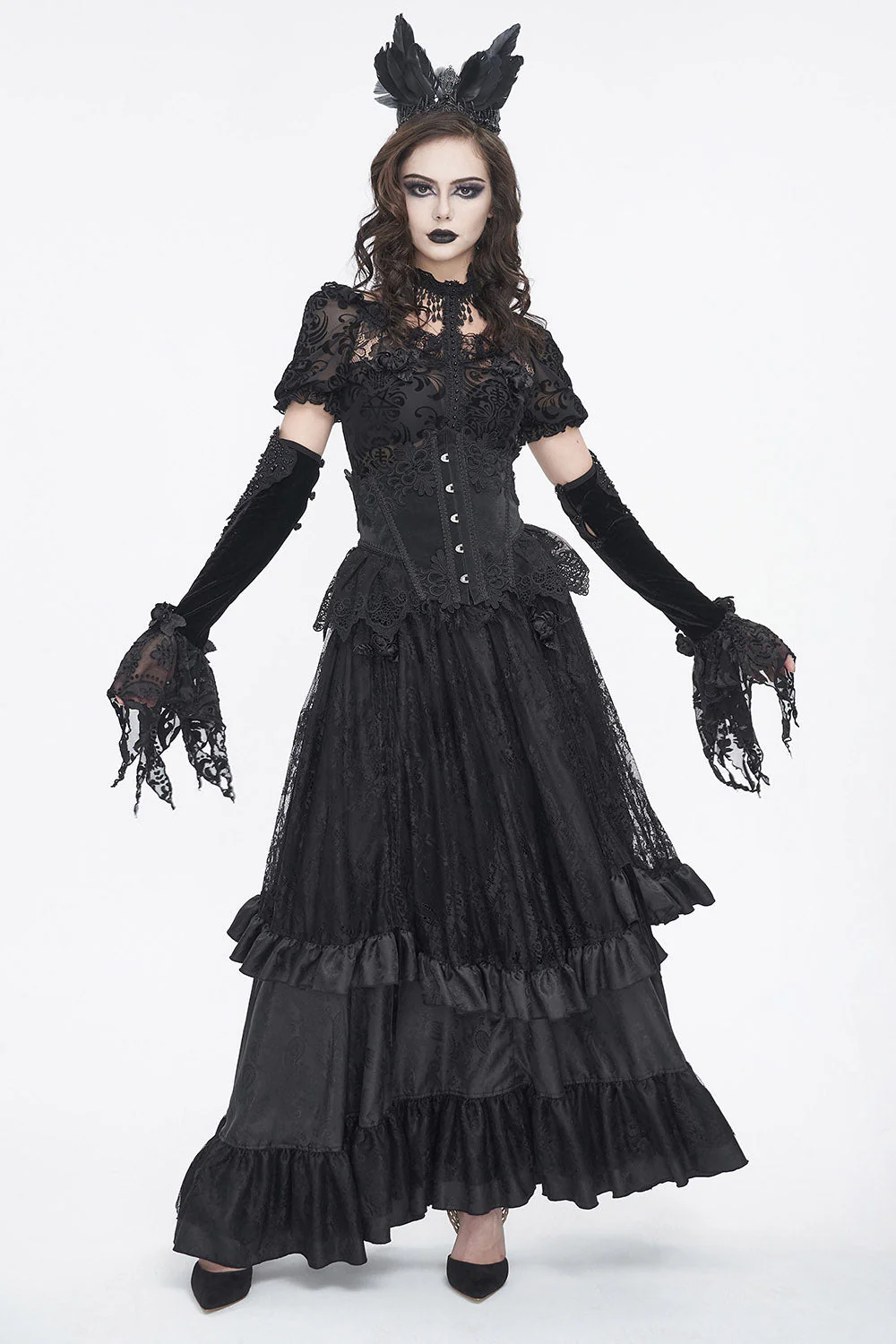 Gothic Majesty Underbust Corset - Image 4
