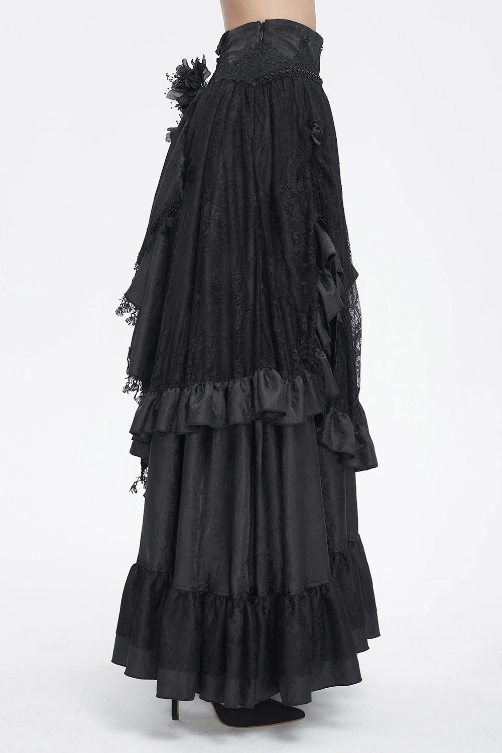 Gothic Manor Ruffled Skirt - Image 10