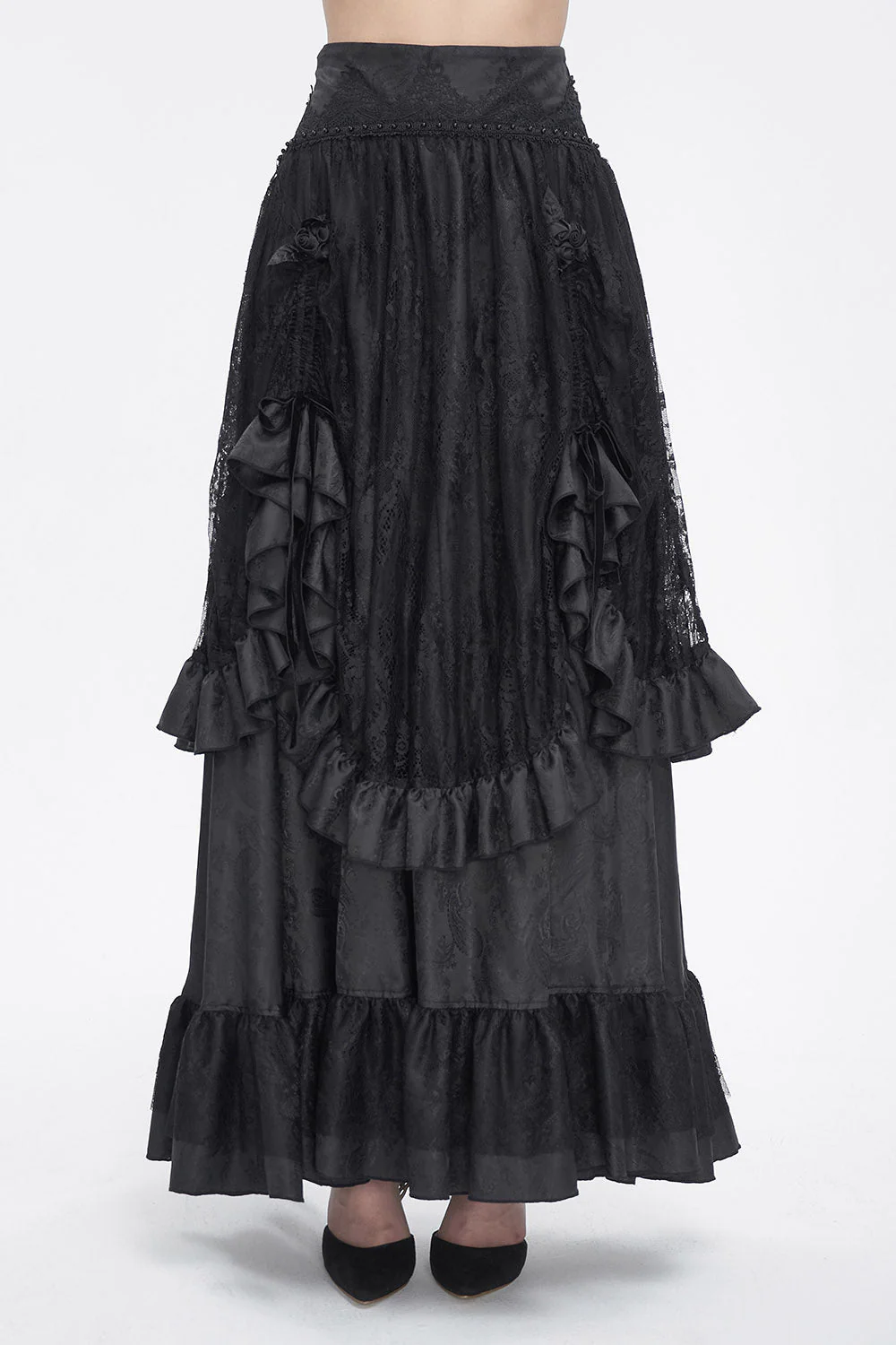 Gothic Manor Ruffled Skirt - Image 2