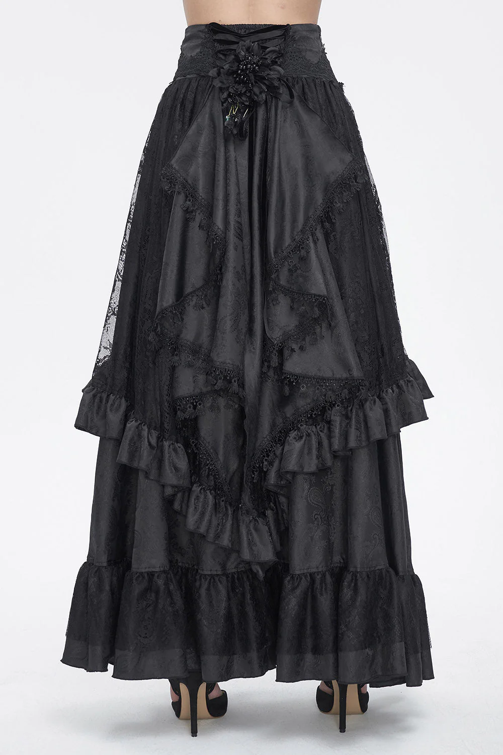 Gothic Manor Ruffled Skirt - Image 3