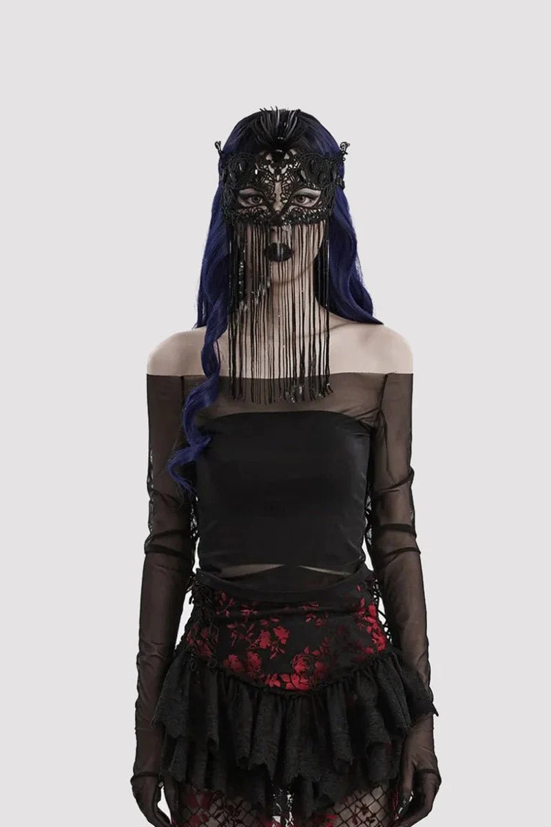 Gothic Masquerade Mask - Image 3