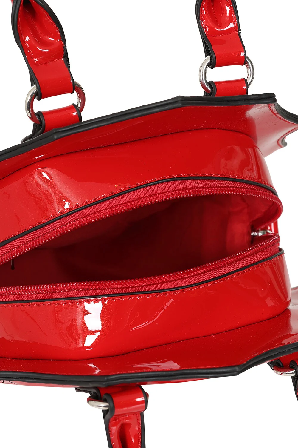 Gothic Pinup Spiderweb Purse [Red] - Image 5