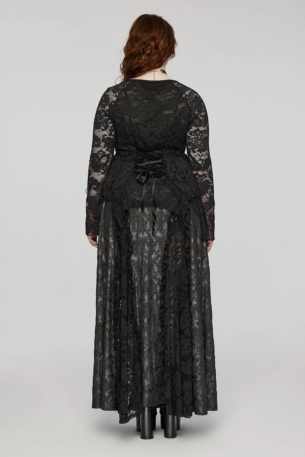 Gothic Renaissance Ruffled Skirt [Plus Size] - Image 4