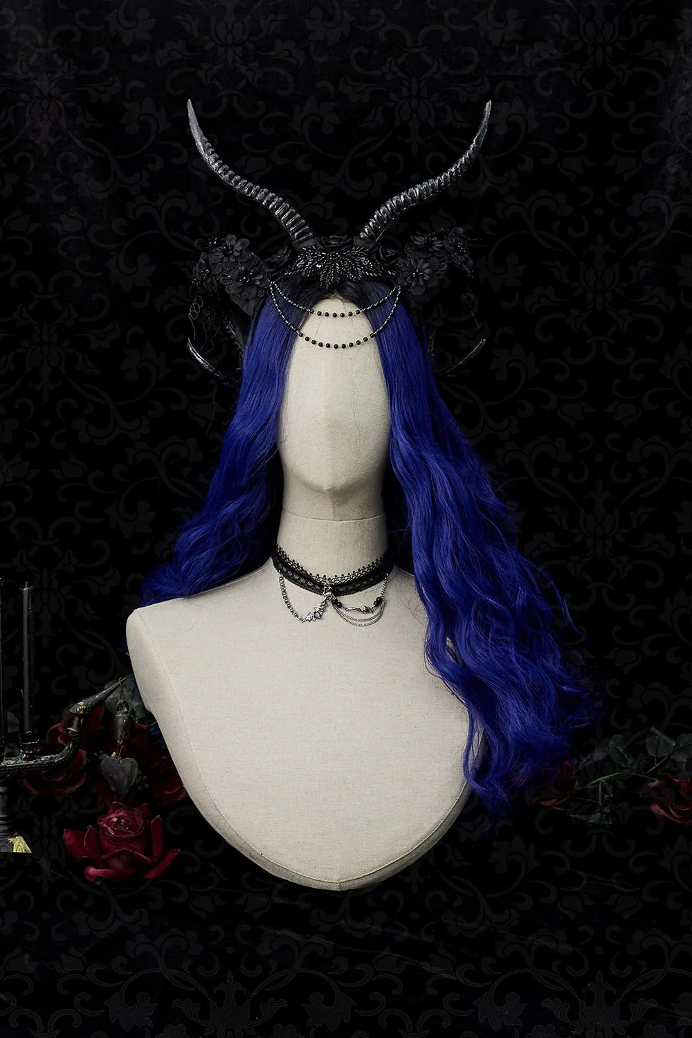 Gothic Witch Horned Antler Headband - Image 10