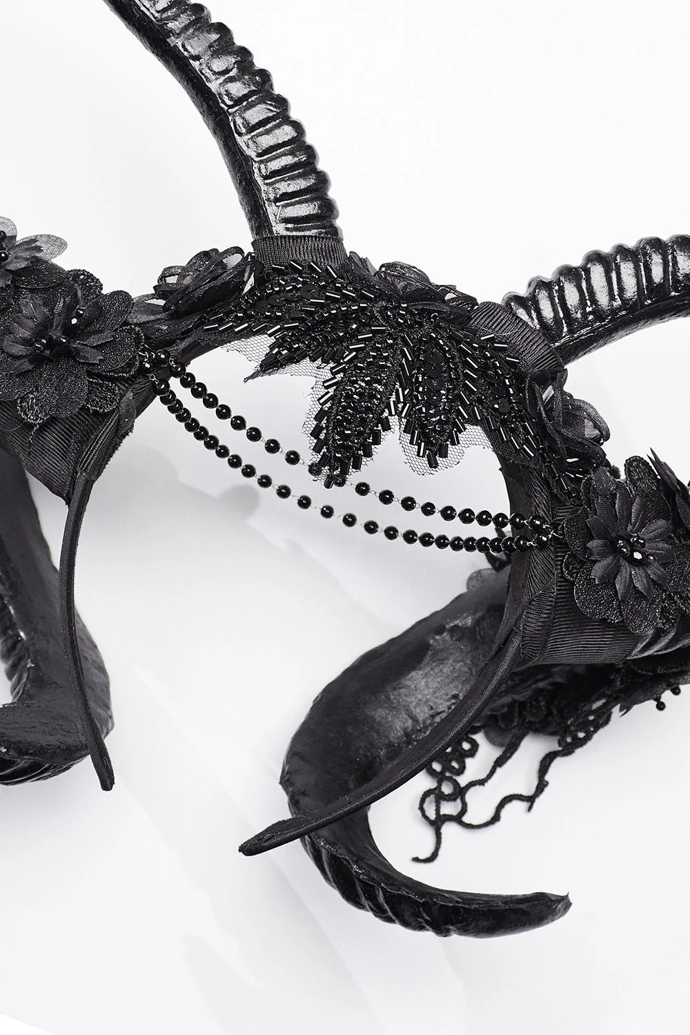 Gothic Witch Horned Antler Headband - Image 6