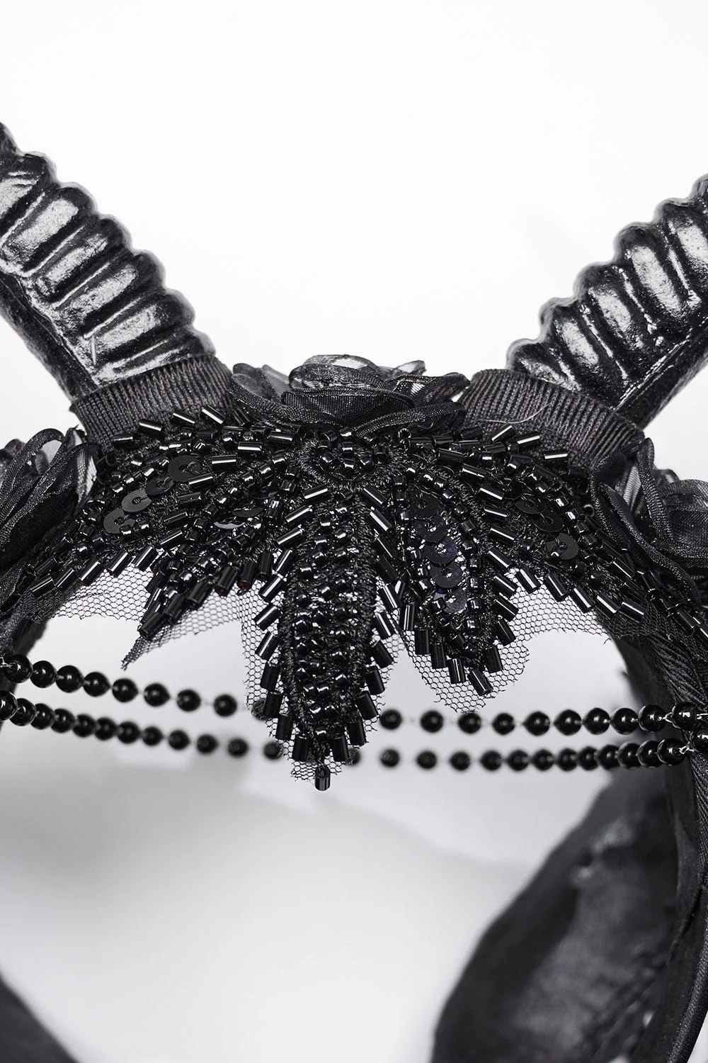 Gothic Witch Horned Antler Headband - Image 7