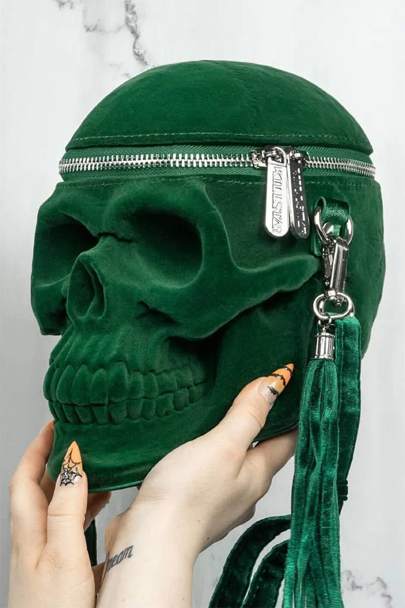 Grave Digger Skull Handbag [Green] - Image 5