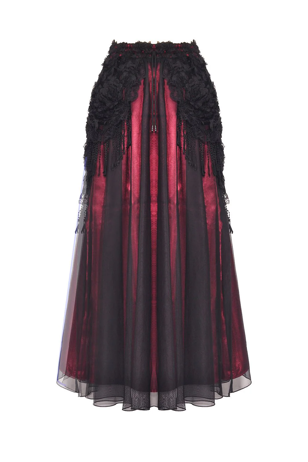 Grave Flowers Vampire Goth Skirt - Image 2