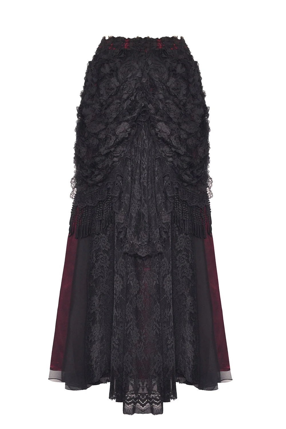 Grave Flowers Vampire Goth Skirt - Image 3