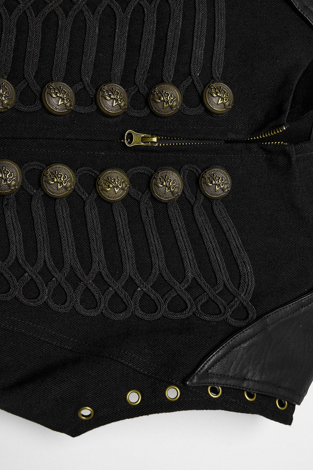 Grave March Black Cotton Vest - Image 9