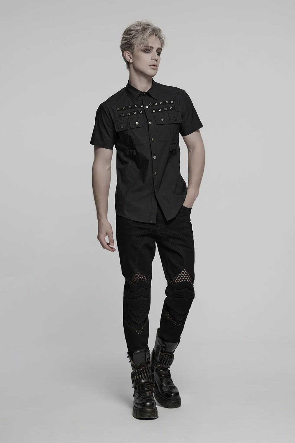 Grave Order Button Up Shirt - Image 2