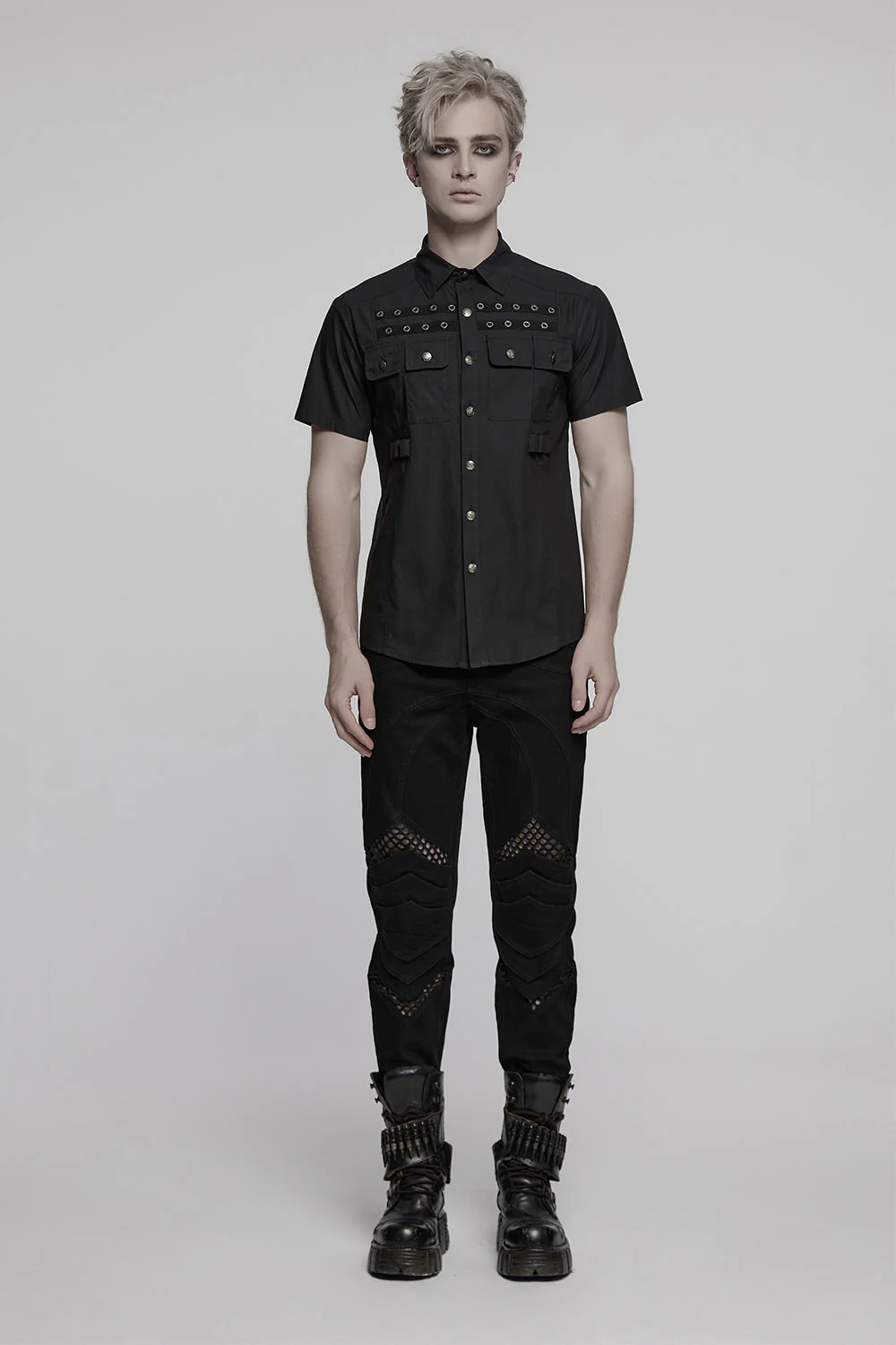 Grave Order Button Up Shirt - Image 4