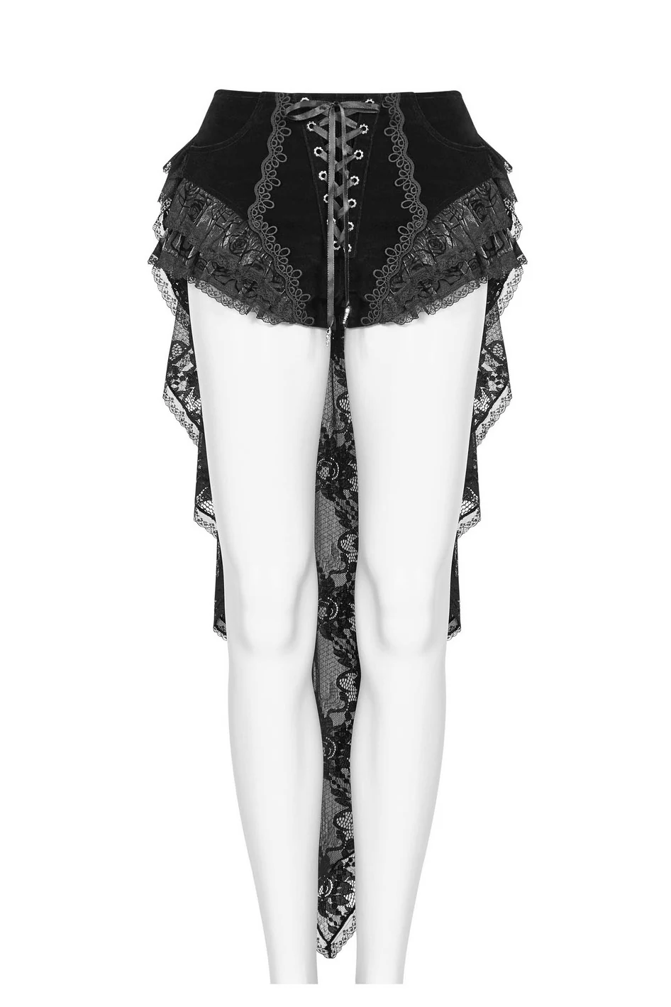 Gravebloom Ruffled Bloomers with Skirt Train - Image 6