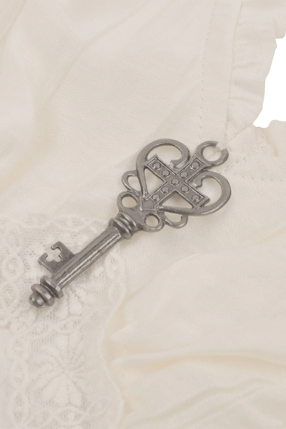 Gravekey Ruffled Flared Sleeve Top - Image 9