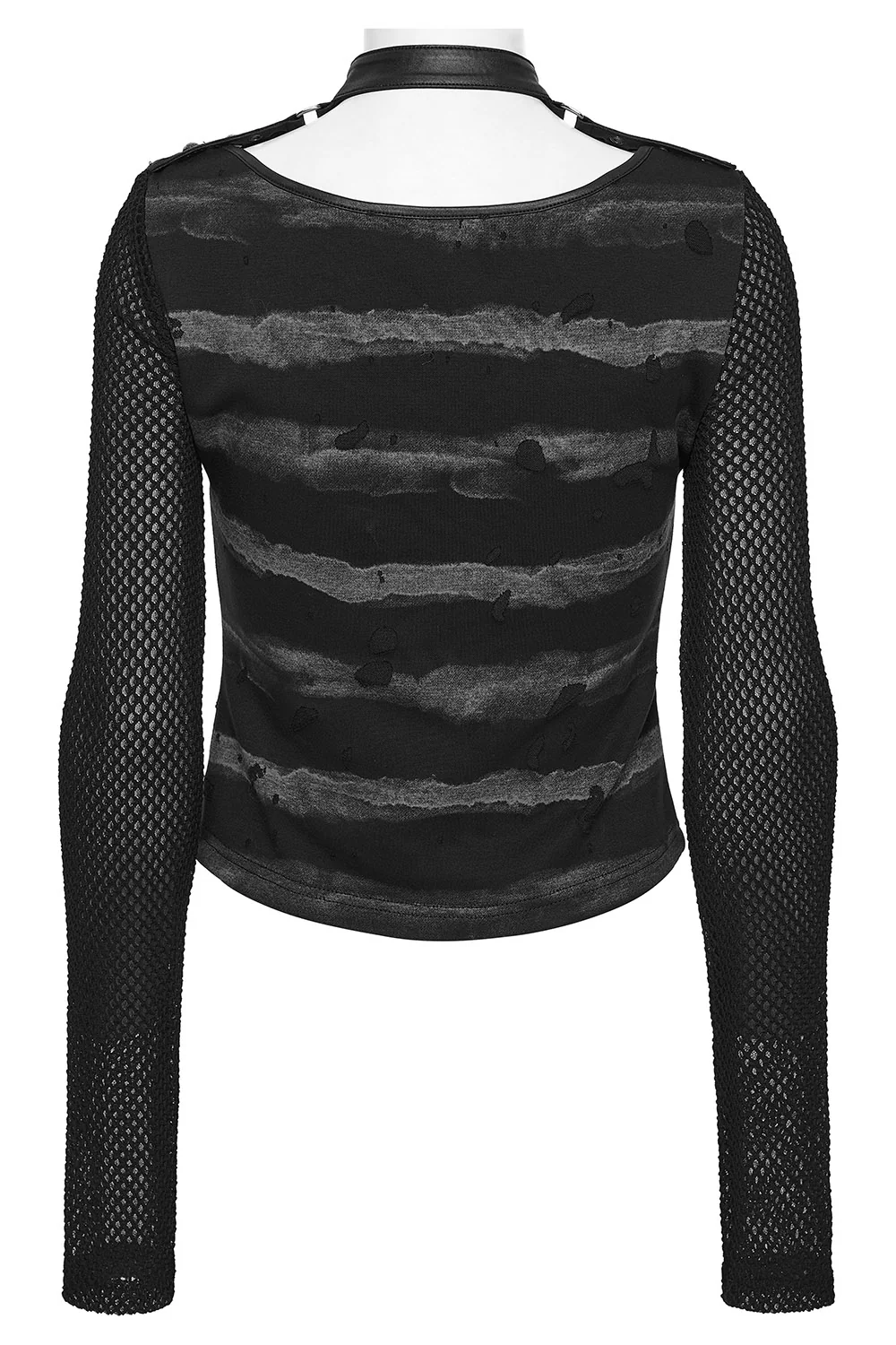 Gravestone Choker Top [Black/Grey] - Image 5
