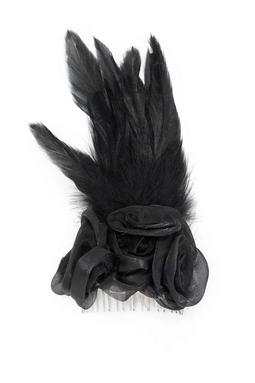 Graveyard Gardens Feather Hairpin - Image 4