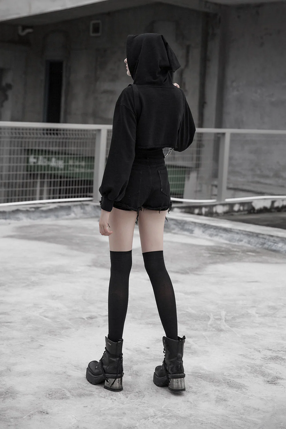 Graveyard Gates Suspender Shorts - Image 7