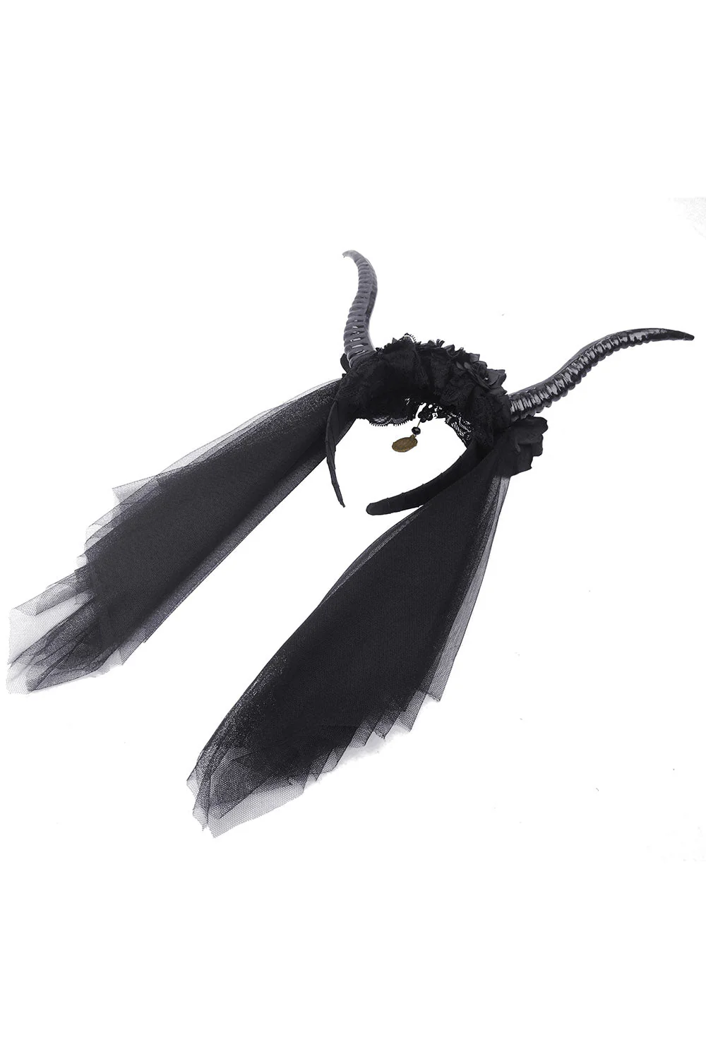 Graveyard Witch Veiled Headdress - Image 6