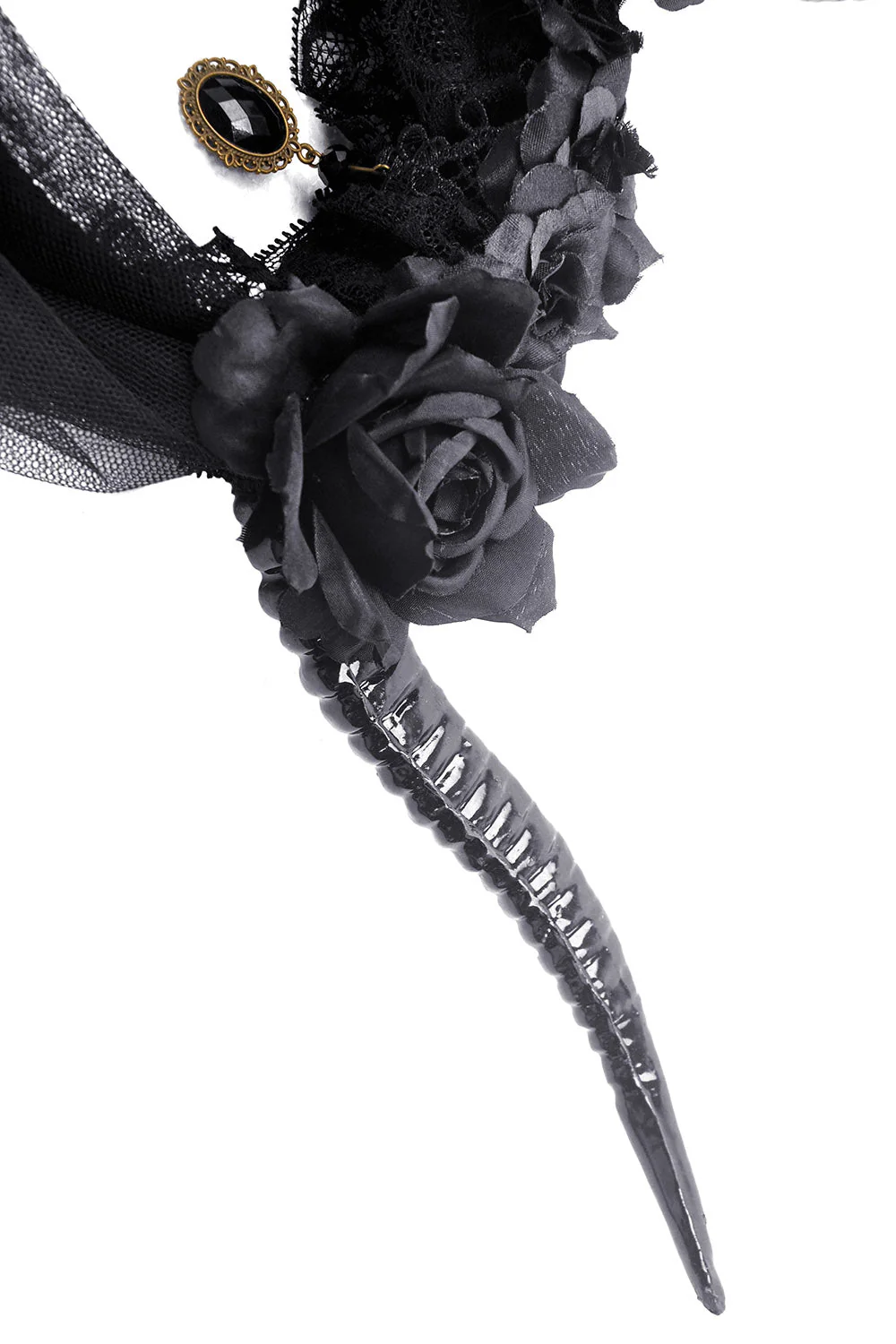 Graveyard Witch Veiled Headdress - Image 7