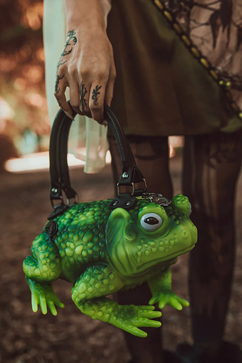 Green Glow in the Dark Toad Bag - Image 8