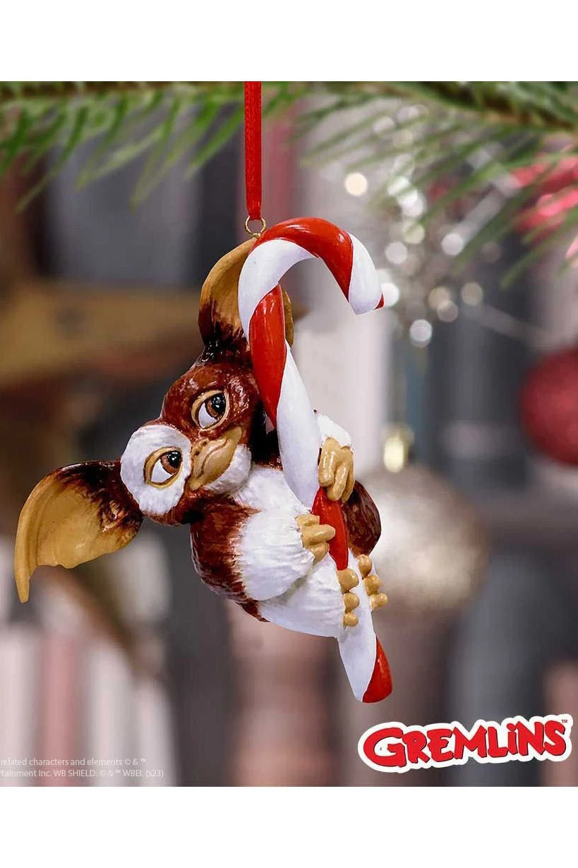 Gremlins Gizmo Candy Cane Hanging Ornament - Image 2