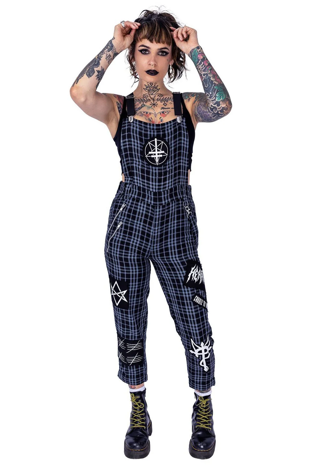 Grimoire Dungarees [Grey] - Image 2