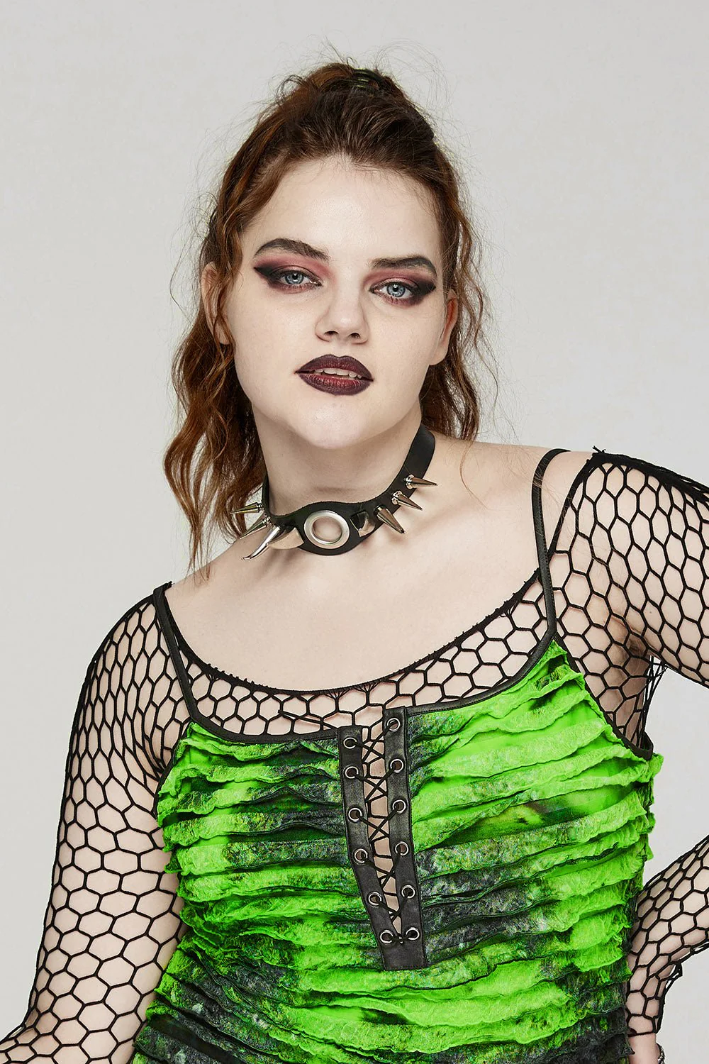 Grunge Apocalypse Spiked Choker - Image 2