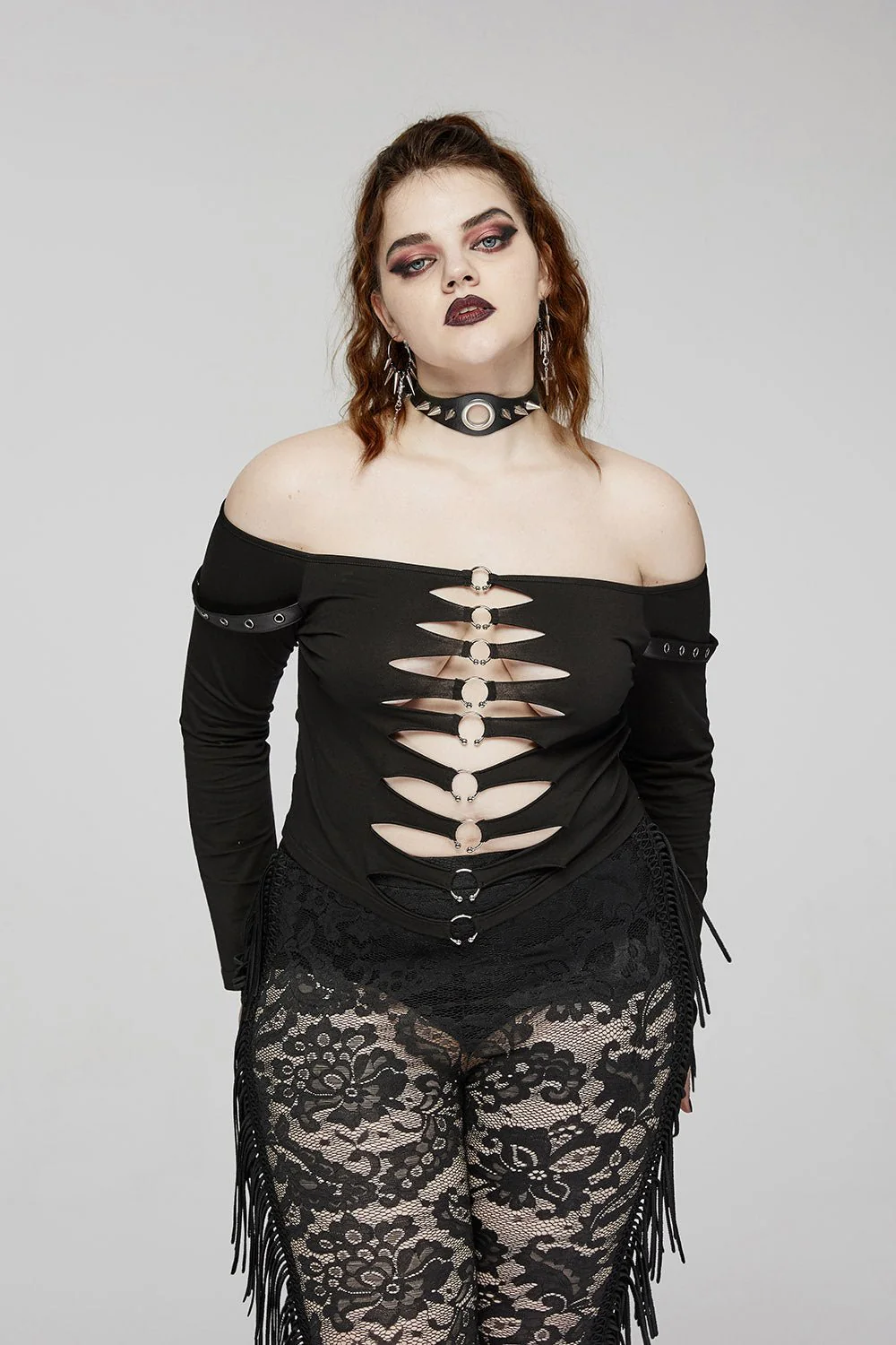 Grunge Apocalypse Spiked Choker - Image 7