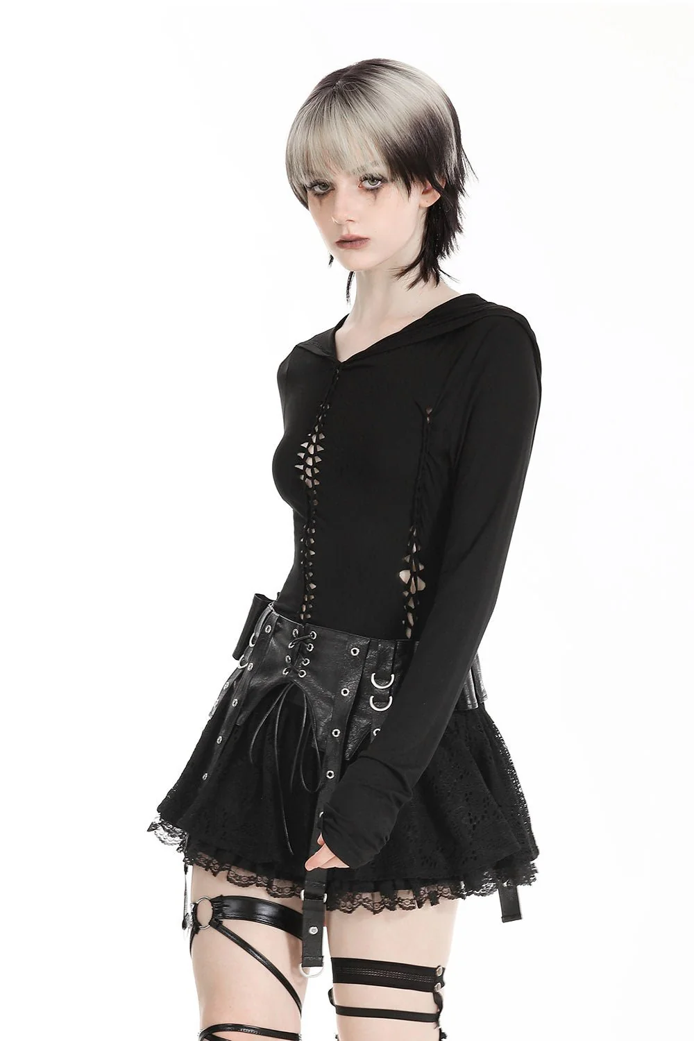 Grunge Grave Hooded Top - Image 7