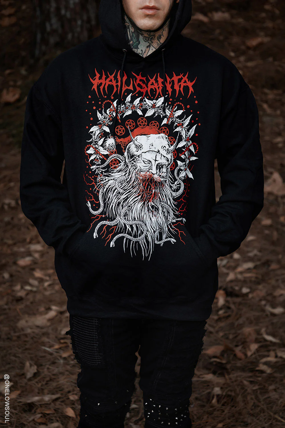 Hail Santa Hoodie - Image 12
