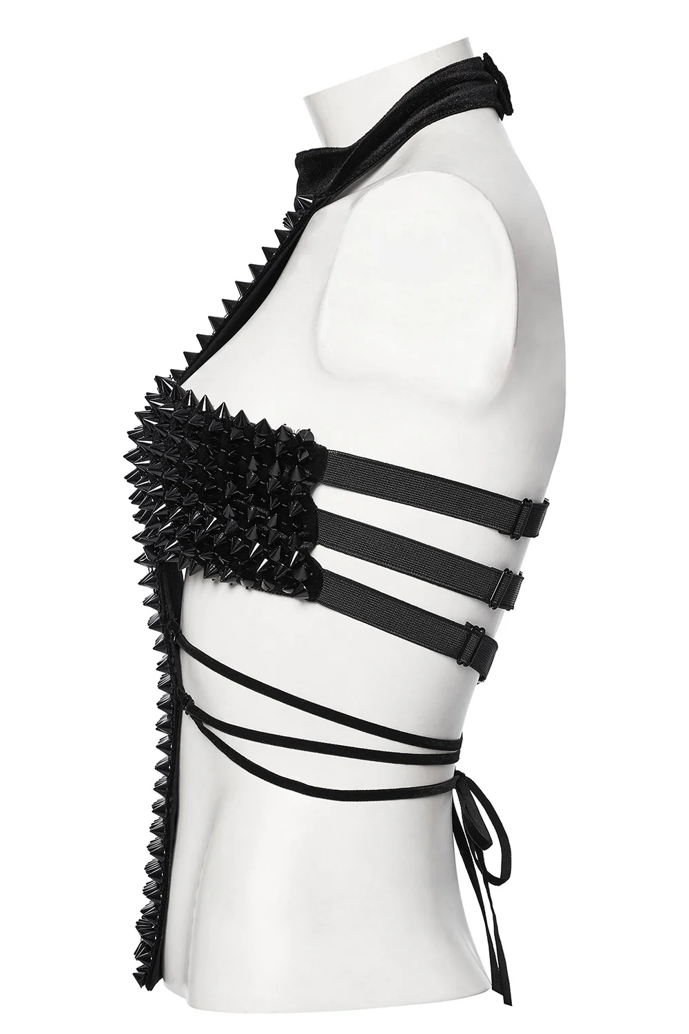Hallowed Be Gothic Cross Halterneck Top - Image 8