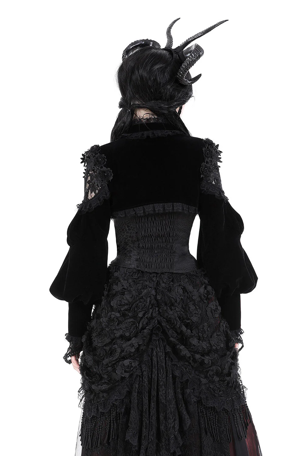 Hallowed Ground Gothic Bolero with Gloves - Image 4