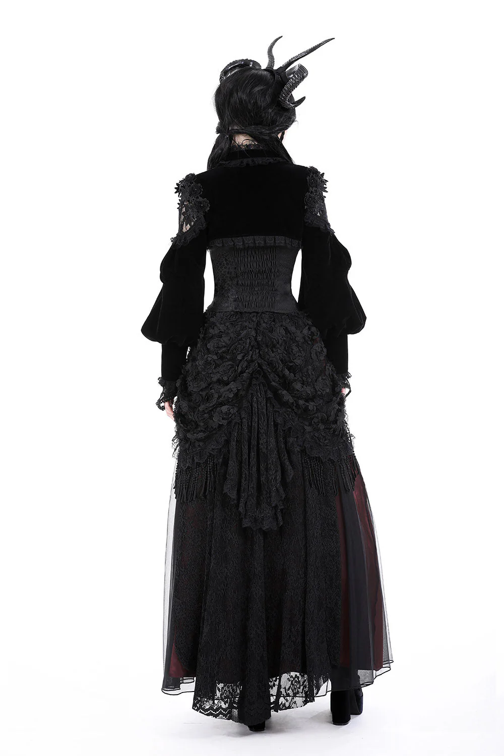 Hallowed Ground Gothic Bolero with Gloves - Image 8