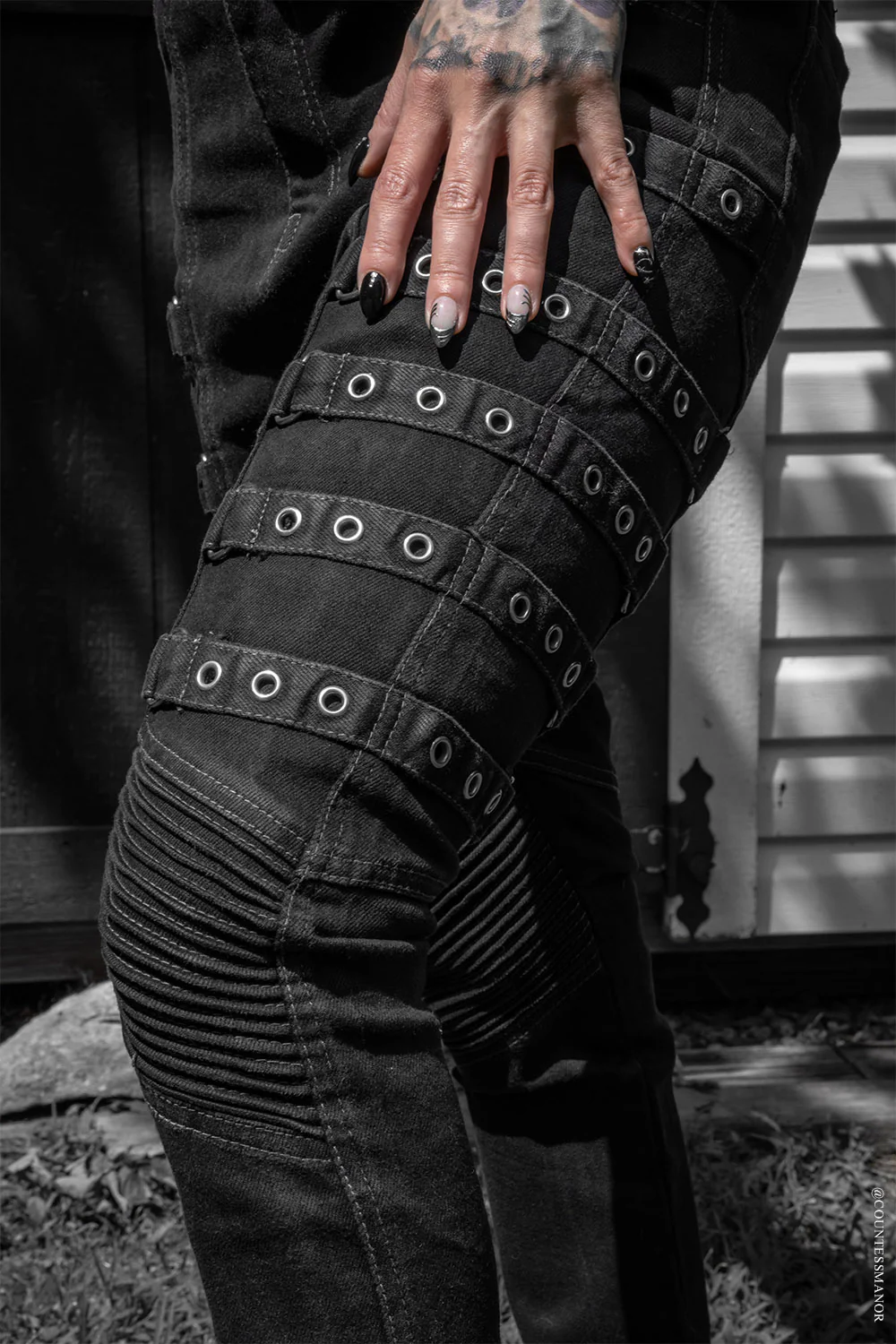 Hallowed Ground Strap Pants [Unisex] - Image 12