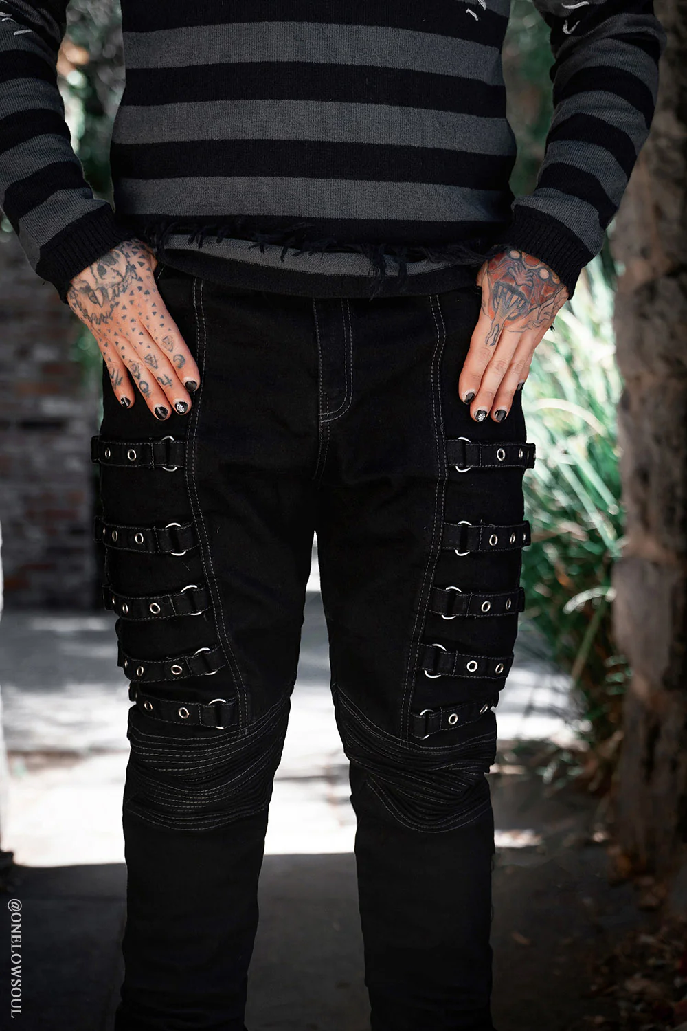 Hallowed Ground Strap Pants [Unisex] - Image 6