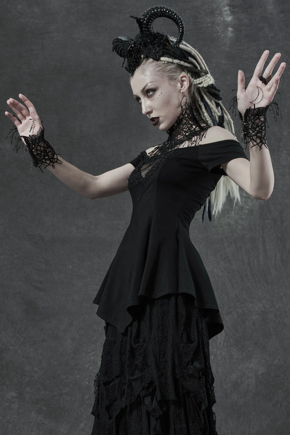 Hallowed Witch Collar & Glove Set - Image 6